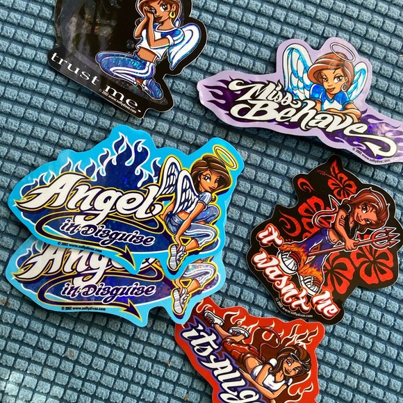 HUGE VINTAGE LOT STICKERS - Picture 9 of 16